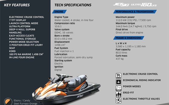Neufahrzeug Kawasaki ULTRA 160LX-S - Bild 4