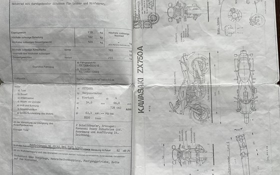 Gebrauchtmotorrad Kawasaki ZX 750 - Bild 19
