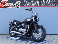 Neumotorrad Triumph Bonneville Speedmaster Folierung schwarz/schwarz matt incl. APE Hanger