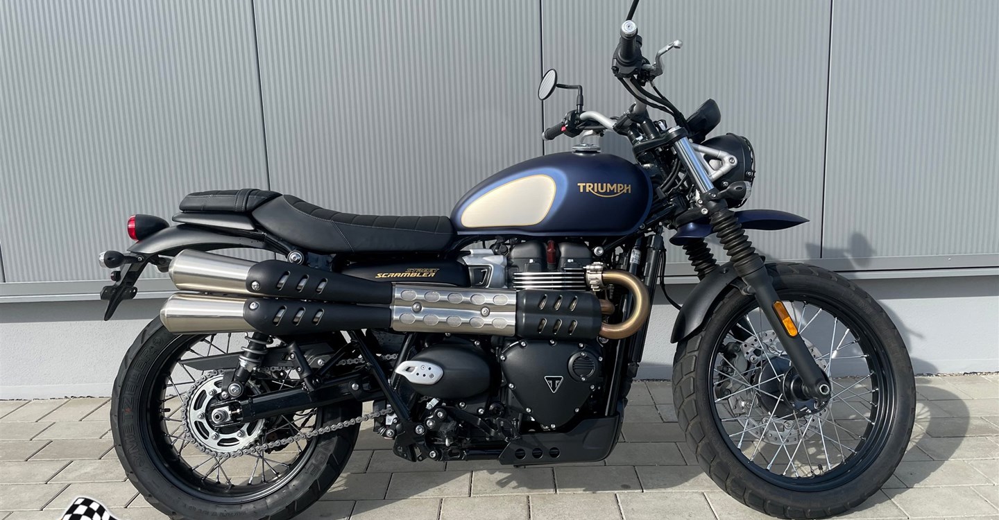 Offer Triumph Street Scrambler Gold Line