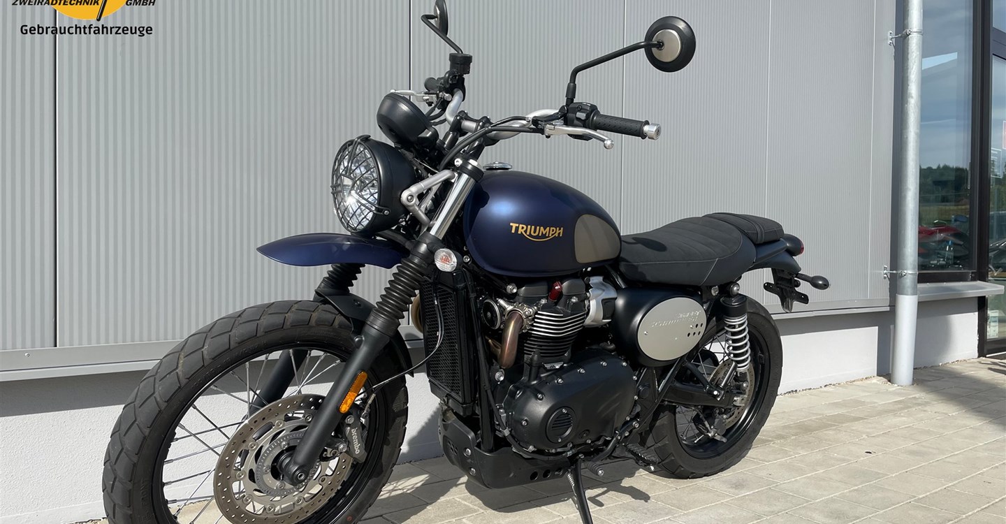 Offer Triumph Street Scrambler Gold Line