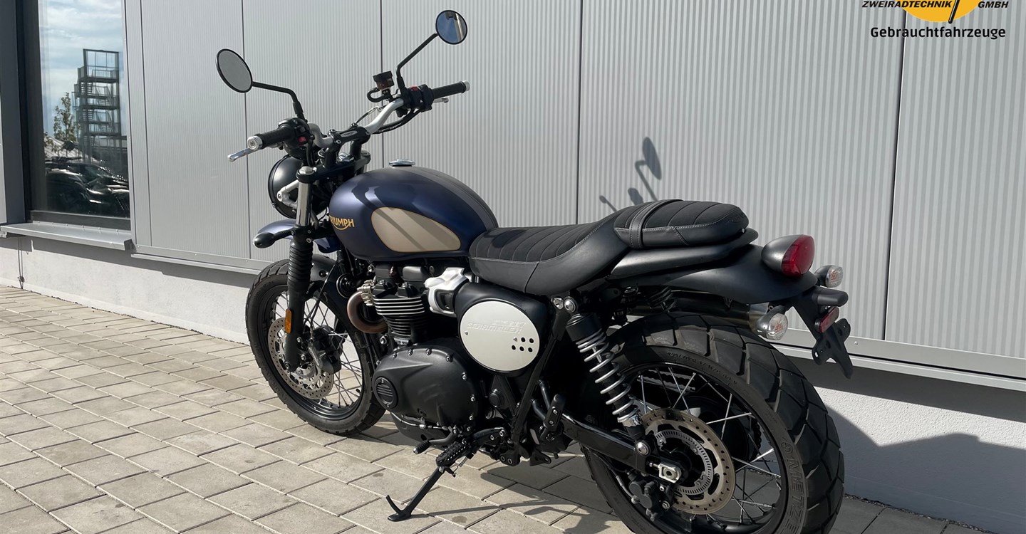 Offer Triumph Street Scrambler Gold Line