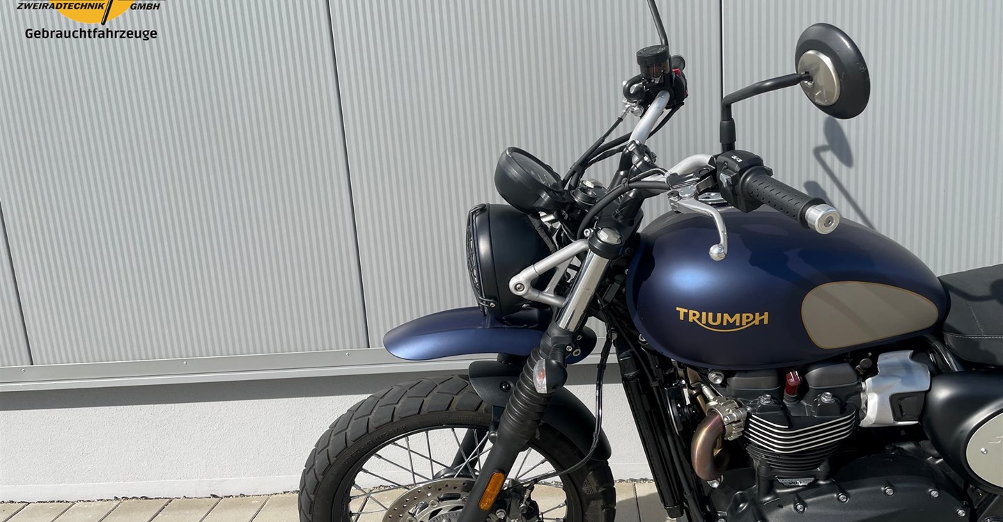 Offer Triumph Street Scrambler Gold Line