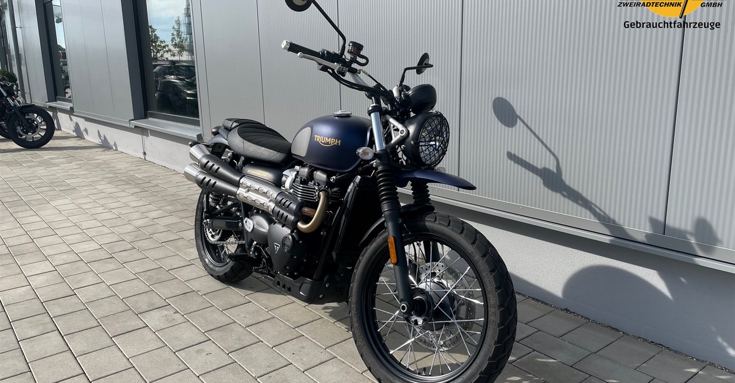 Offer Triumph Street Scrambler Gold Line