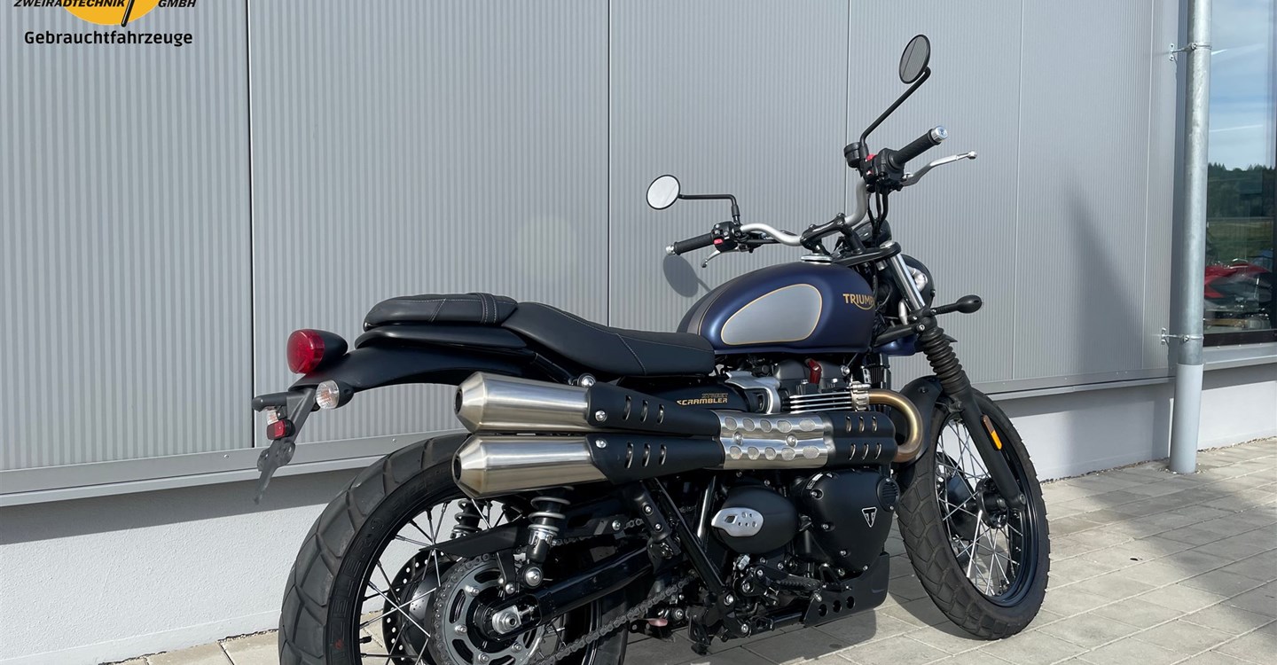 Offer Triumph Street Scrambler Gold Line