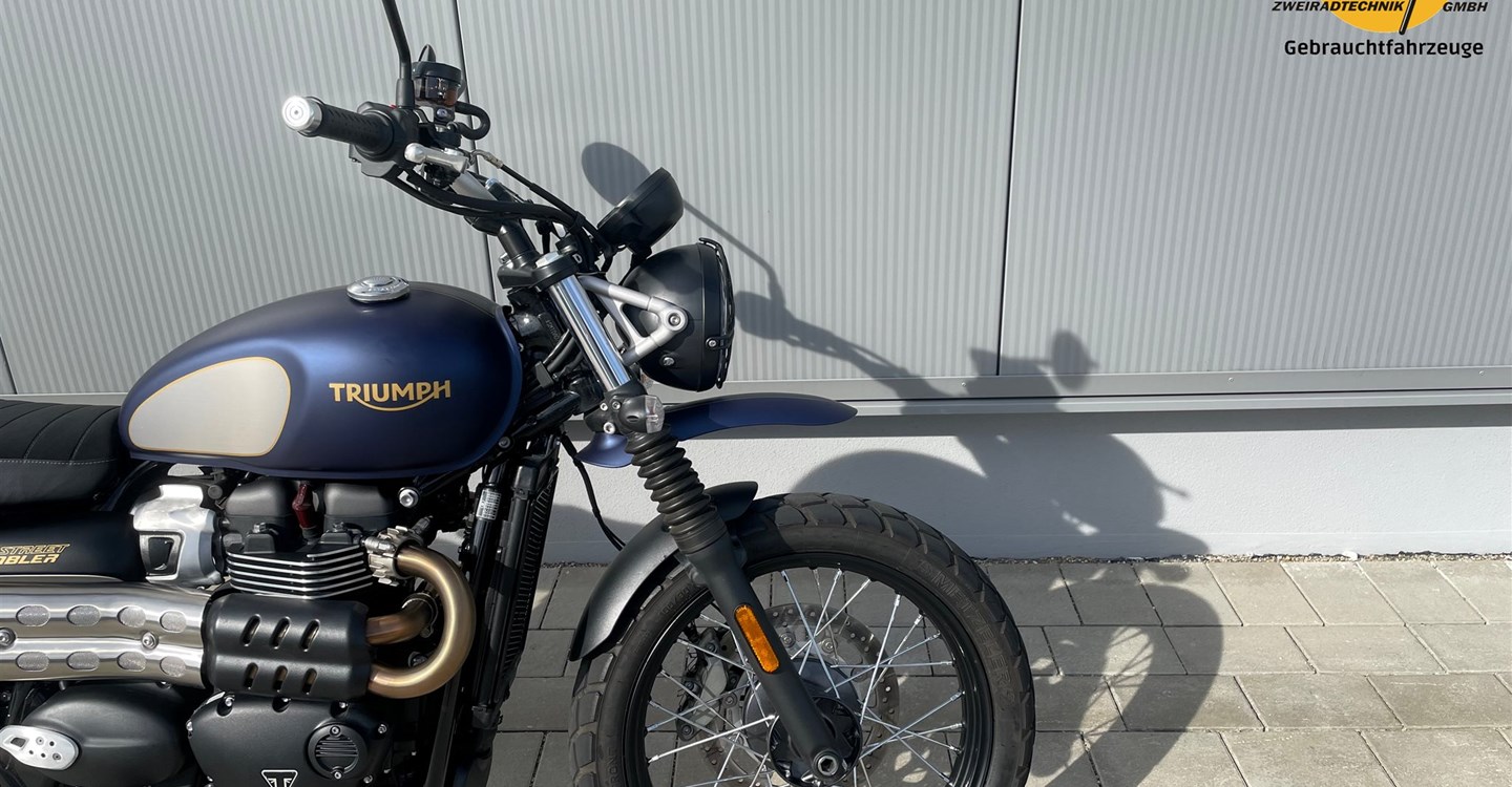 Offer Triumph Street Scrambler Gold Line