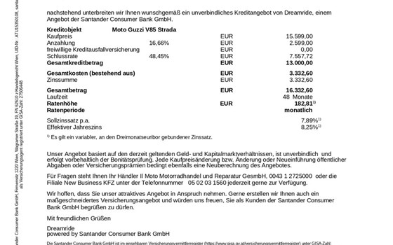 Neufahrzeug Moto Guzzi V85 TT Travel - Bild 12