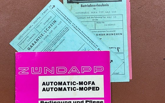 Gebrauchtmotorrad Zündapp 422-11 Super Mofa - Bild 6