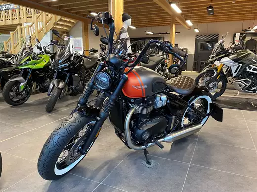 Triumph Bonneville Bobber<br />Jetzt 1.000,-€ Kundenvorteil sichern! Custom-Umbau | gray-orange