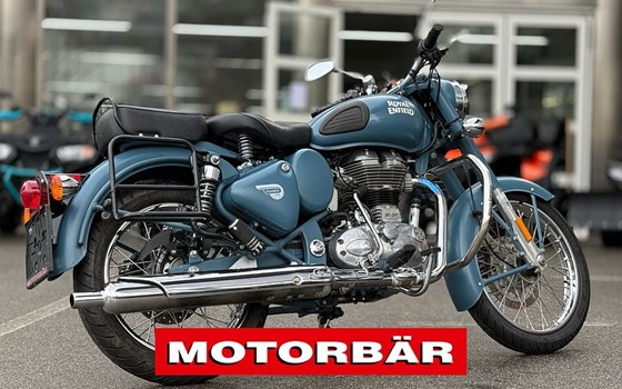 Gebrauchtmotorrad Royal Enfield Classic 500 EFI Squadron Blue - Bild 3 Gebrauchtmotorrad Royal Enfield Classic 500 EFI Squadron Blue - Bild 3