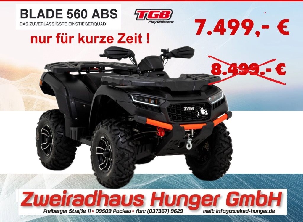 Zum Vergrößern bitte anklicken! Angebot TGB Blade 560 ABS