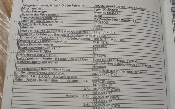 Gebrauchtmotorrad Ducati Monster S4 - Bild 3