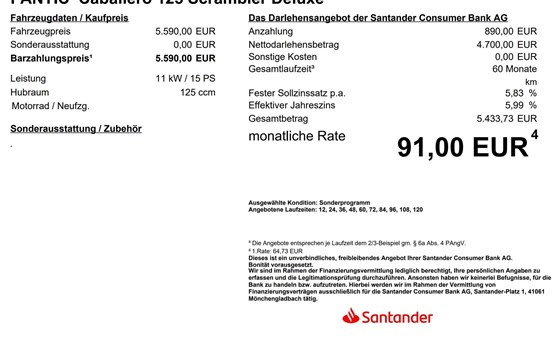 Neufahrzeug Fantic Caballero Scrambler 125 - Bild 6