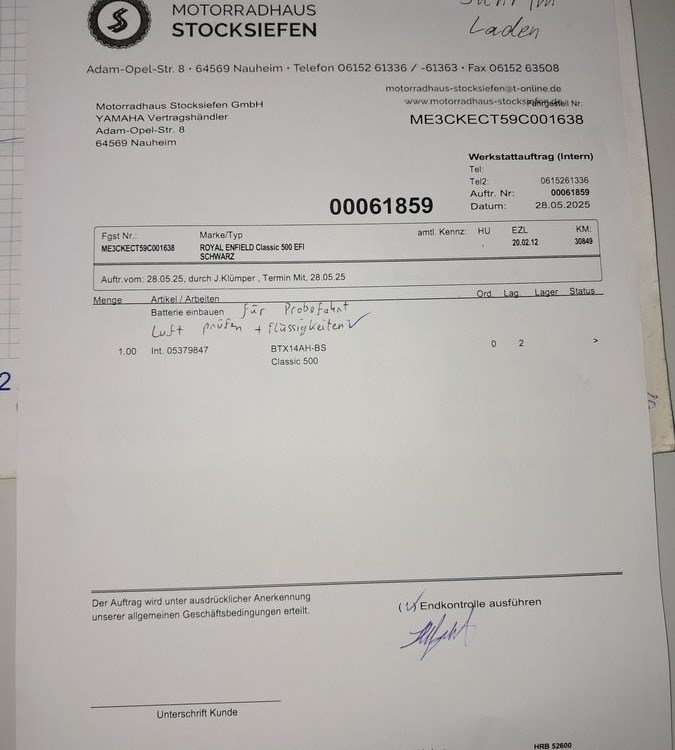 Angebot Royal Enfield Classic 500 EFI