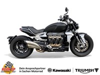 Gebrauchtmotorrad Triumph Rocket 3 R Black Zard Auspuffanlage + Tank schwarz Matt