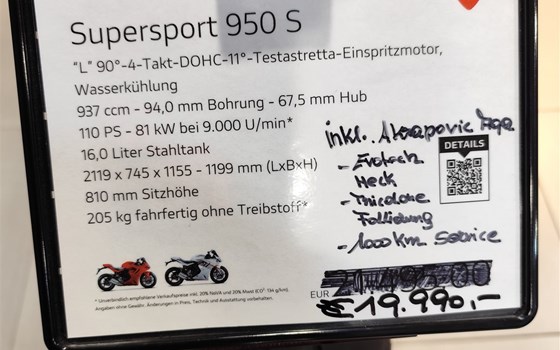 Gebrauchtmotorrad Ducati SuperSport 950 S - Bild 9