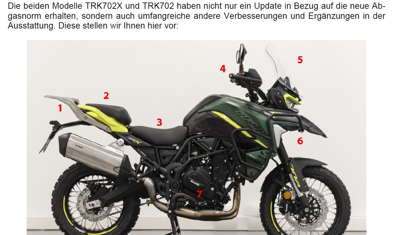 Angebot Benelli TRK 702 X