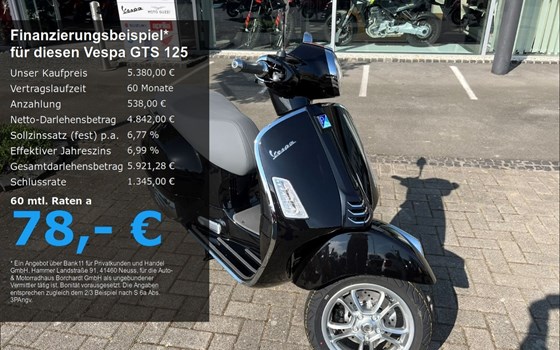 Neufahrzeug Vespa GTS 125 Super - Bild 1