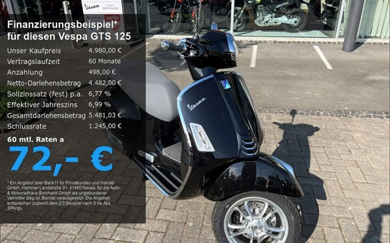 Neufahrzeug Vespa GTS 125 Super - Bild 1