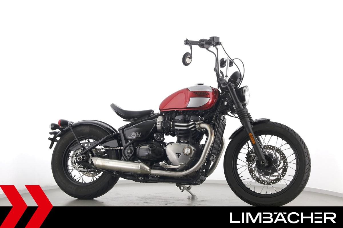 Triumph Bonneville Bobber - Vance & Hines-Auspuff