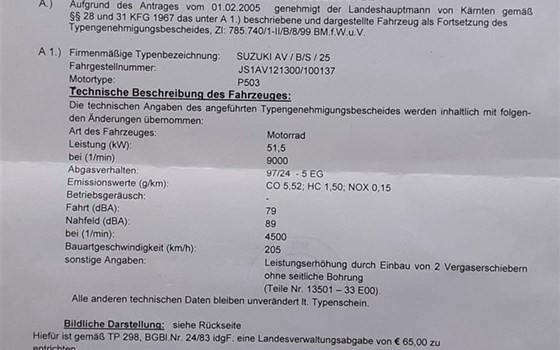 Gebrauchtmotorrad Suzuki SV 650S - Bild 3 Gebrauchtmotorrad Suzuki SV 650S - Bild 3