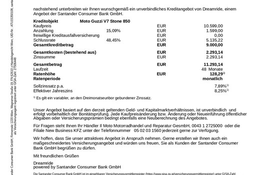 Neufahrzeug Moto Guzzi V7 Stone - Bild 8