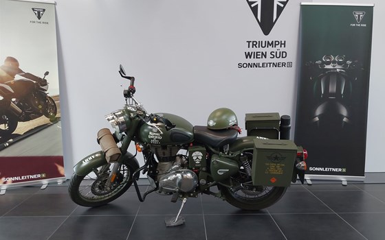 Gebrauchtmotorrad Royal Enfield Bullet 500 Classic EFI Military - Bild 1 Gebrauchtmotorrad Royal Enfield Bullet 500 Classic EFI Military - Bild 1