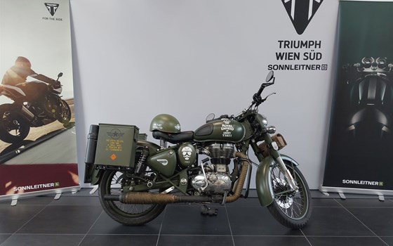 Gebrauchtmotorrad Royal Enfield Bullet 500 Classic EFI Military - Bild 2 Gebrauchtmotorrad Royal Enfield Bullet 500 Classic EFI Military - Bild 2