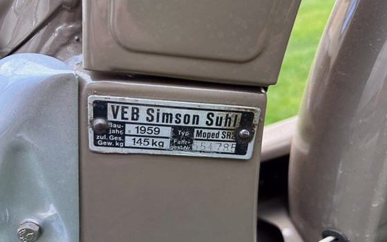 Gebrauchtmotorrad Simson SR 2 - Bild 4