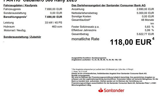 Neufahrzeug Fantic Caballero Rally 500 - Bild 6