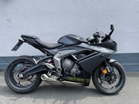 Gebrauchtmotorrad Triumph Daytona 660 48 PS - Kennzeichenträger