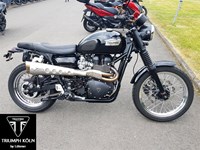 Gebrauchtmotorrad Triumph Scrambler Umbau mit Zard Komplettanlage