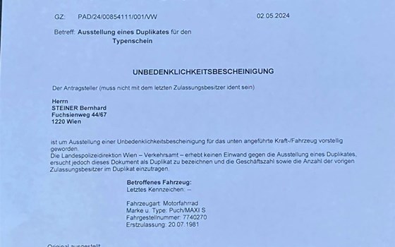 Gebrauchtmotorrad Puch Maxi - Bild 18 Gebrauchtmotorrad Puch Maxi - Bild 18