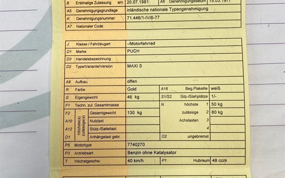 Gebrauchtmotorrad Puch Maxi - Bild 6 Gebrauchtmotorrad Puch Maxi - Bild 6