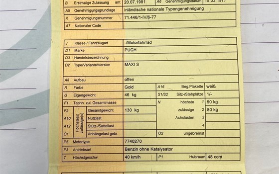 Gebrauchtmotorrad Puch Maxi - Bild 6