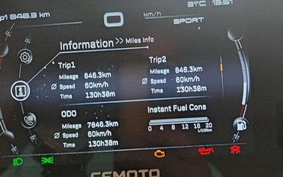 Gebrauchtmotorrad CFMOTO 800MT Sport - Bild 5 Gebrauchtmotorrad CFMOTO 800MT Sport - Bild 5