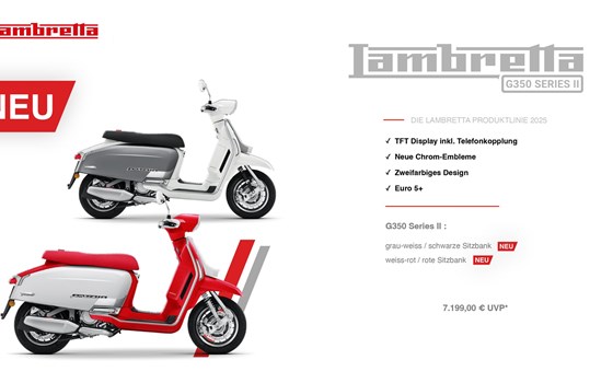 Neufahrzeug Lambretta G350 Series II - Bild 10