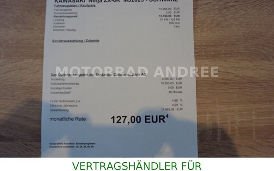 Neufahrzeug Kawasaki Ninja ZX-6R - Bild 3