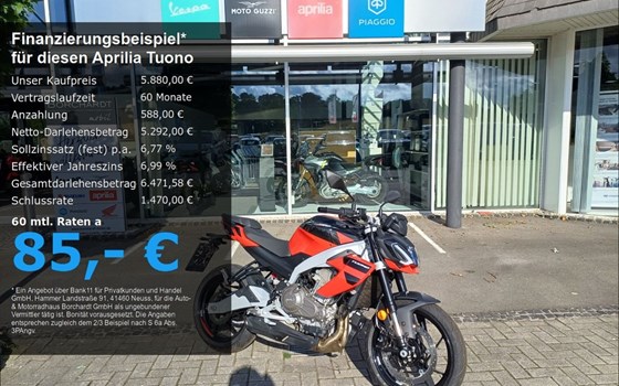 Neufahrzeug Aprilia Tuono 457 - Bild 1