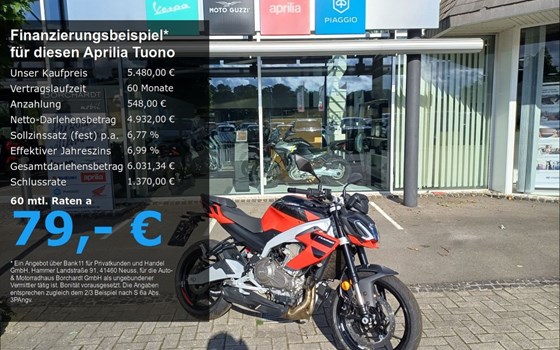 Neufahrzeug Aprilia Tuono 457 - Bild 1