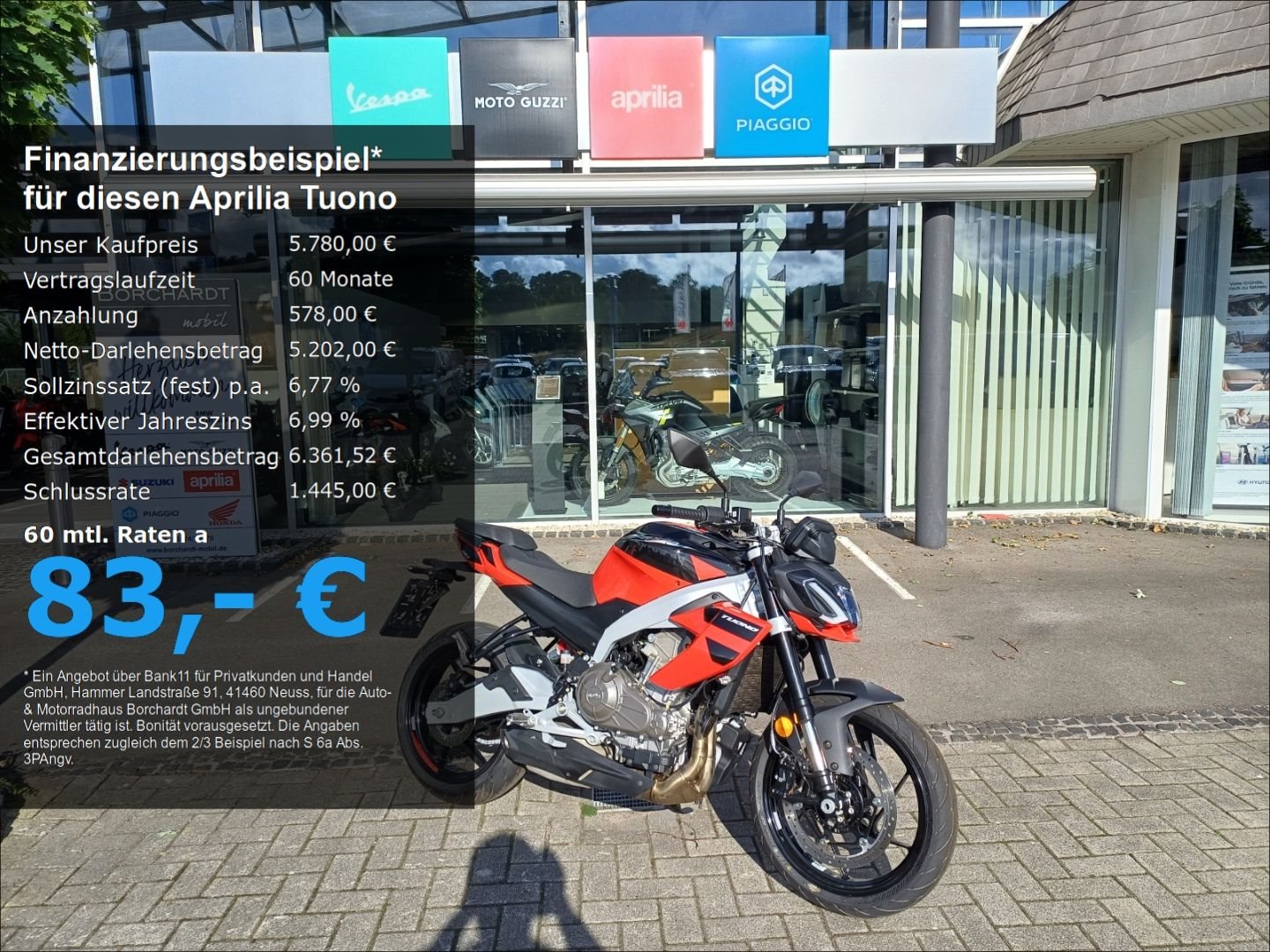 Aprilia Tuono 457
