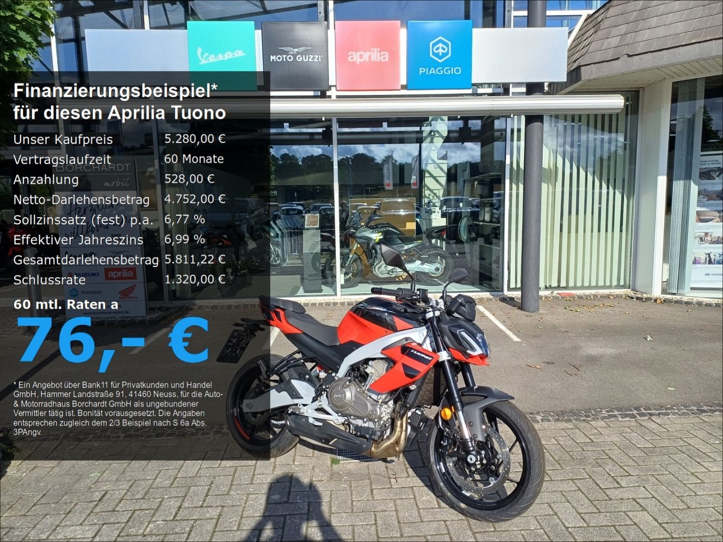 Aprilia Tuono 457