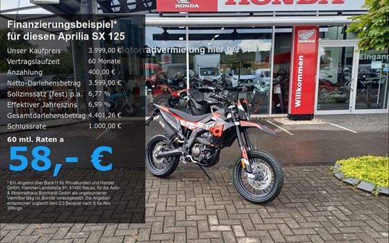 Neufahrzeug Aprilia SX 125 - Bild 1