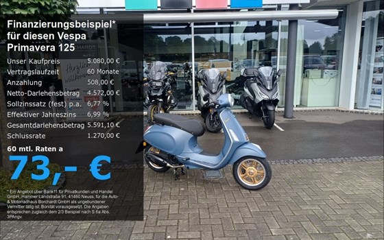 Neufahrzeug Vespa Primavera 125 Officina 8 - Bild 1