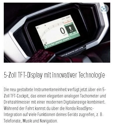 Offer Honda Forza 350 Bild 5: Offer Honda Forza 350