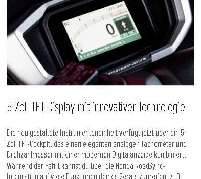 Neufahrzeug Honda Forza 350 - Bild 5