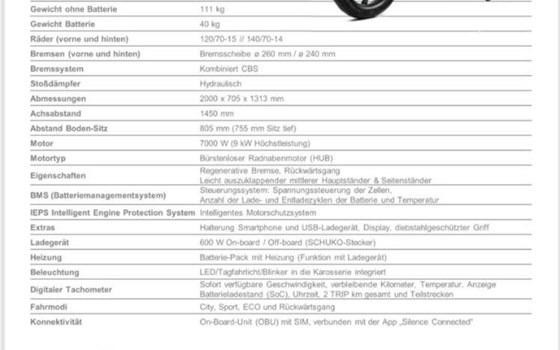 Gebrauchtmotorrad Silence S01 - Bild 1 Gebrauchtmotorrad Silence S01 - Bild 1
