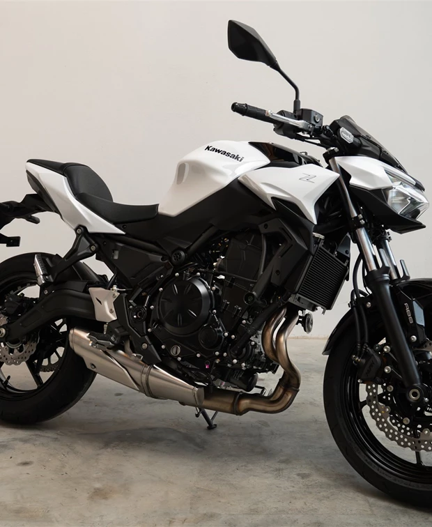 Kawasaki Z650<br />Modell 2026 | Weiß | Neue Farbe