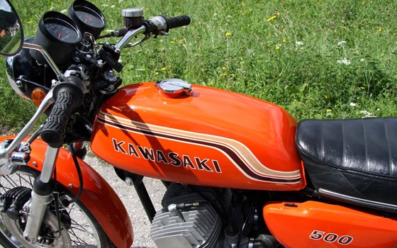 Gebrauchtmotorrad Kawasaki Mach III  500 - Bild 1 Gebrauchtmotorrad Kawasaki Mach III  500 - Bild 1