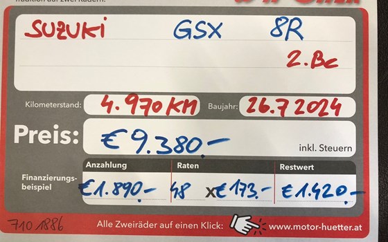 Gebrauchtmotorrad Suzuki GSX-8R - Bild 16 Gebrauchtmotorrad Suzuki GSX-8R - Bild 16